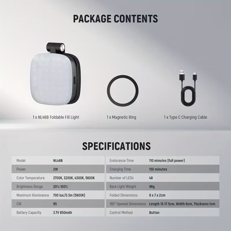 Led Mag-safe Selfie Light