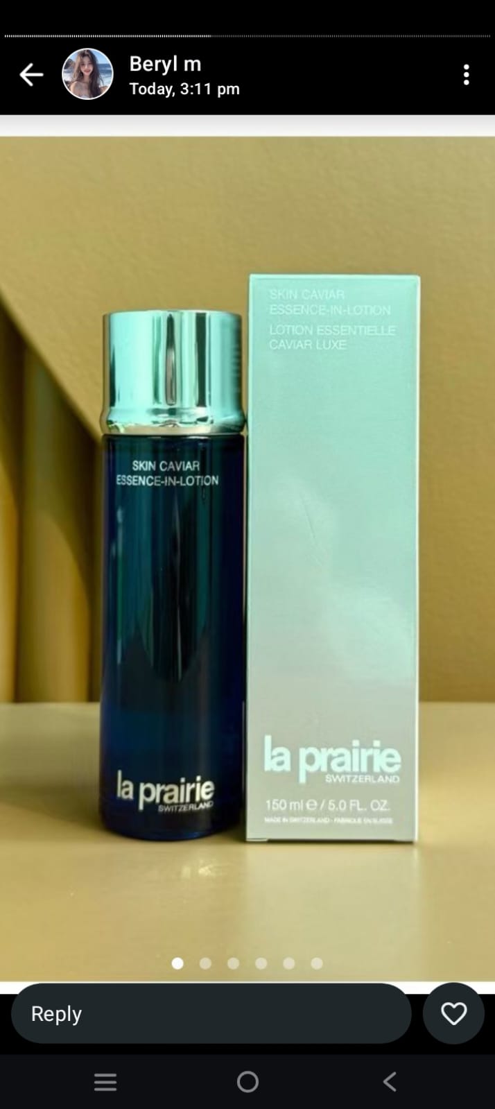 La Prairie Skin Caviar Essence-In-Lotion 150ml