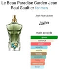 JPG Le Beau Paradise Garden EDP 125ml
